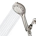 Waterpik ShowerClean Pro Hand Held Shower Head High Pressure Rinser With Built-in Power Jet -Wash, Shower -Cleaner In Brushed Nickel, QCM-769ME