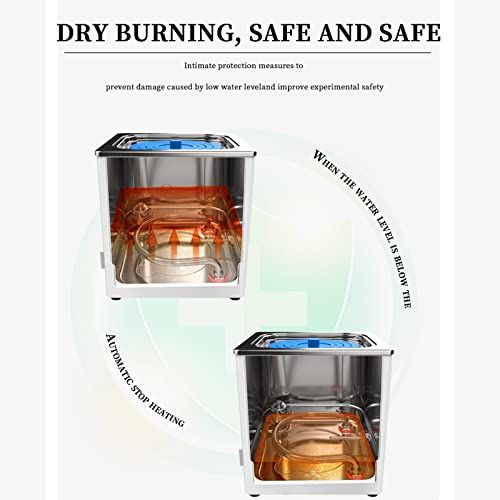 Podoy Digital Lab Thermostatic Water Bath Heater,120V/60 Hz Stainless Steel Liner 3L Capacity Electric Thermostatic Digital Single Water Bath Canner #TOP2