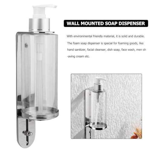 Support de savonnette en acier inoxydable argenté mural robuste - 8