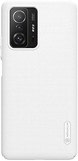 Nillkin Case for Xiaomi 11T / 11T Pro (6.67" Inch) Super Frosted Hard Back Dotted Grip Cover PC White Color