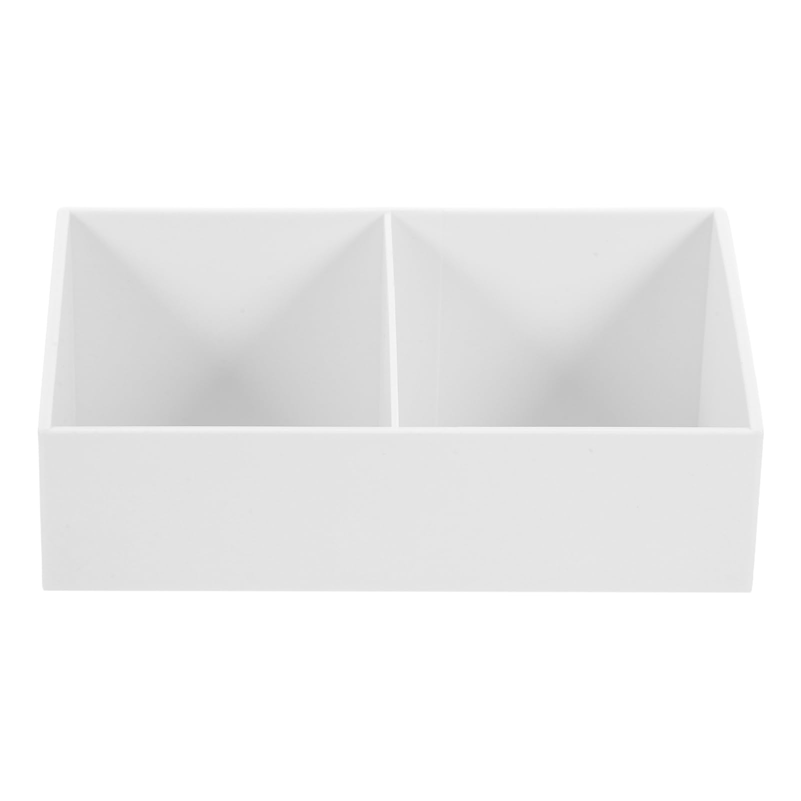 MUCKLILY Tea Packet Storage Box Plastic Tea Bag Organizer with Compartments for Sugar Coffee Tea for Kitchen Countertop Home Office Coffee Bars Space Saving Design