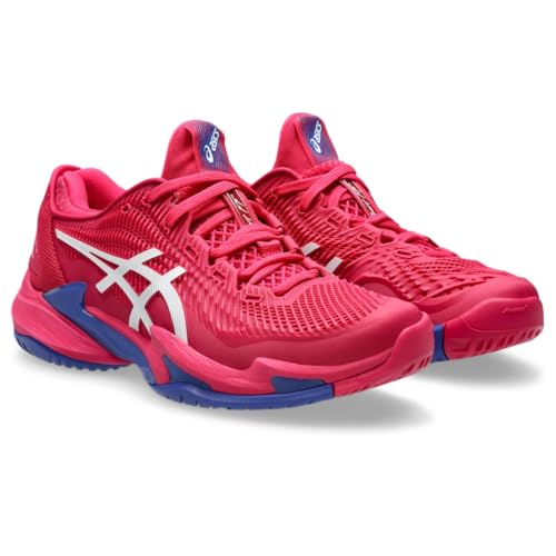 ASICS ASICS Women's Court FlyteFoam 3 Tennis Shoes, 8, Bright Rose/White