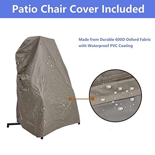 Double Egg Chair With Stand, Foldable Hanging Chair For 2 Person, Chair Cover Included, Hand Made Rattan Hammock Sling Chair With Cushion For Indoor Outdoor Garden Patio, Beige #TOP6