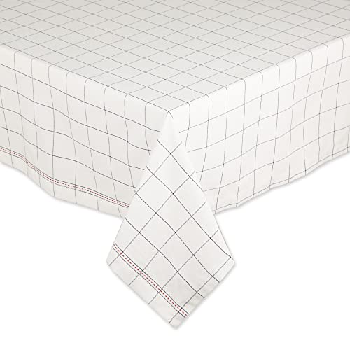 DII What's Cookin' Collection Tabletop, Tablecloth, 52x52, Windowpane by DII - Used condition - Image 2
