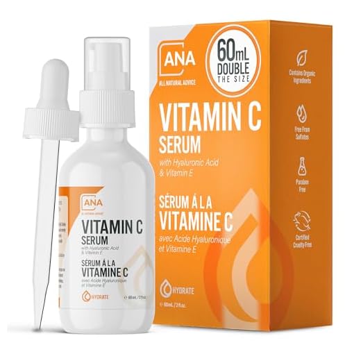 Sérum 20% Vitamina C • Orgánico • 60 ml • Vitamina E • Ácido Hialurónico • Todo Tipo de Pieles • Anti-edad arrugas manchas • Utilizar con Derma Roller • Para Hombres y Mujeres