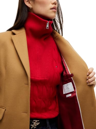 TOMMY HILFIGER Manteau en laine camel - vue 7