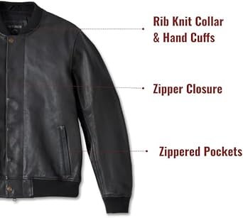 Men's Harley Citizen Bomber Leather Jacket | Vintage Summer Biker Jacket