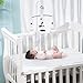 Montessori Mobile Baby for Crib (TINITIGIES) - Black and White Mobile Give Visual Stimulation to Engage Your Newborn - Baby Crib Mobile for Boys & Girls - Baby Mobile for Crib (Geometry)