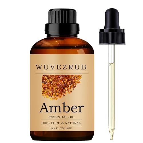 Wuvezrub Amber Essential Oil for Diffuser, Aromatherapy & DIY-120ml