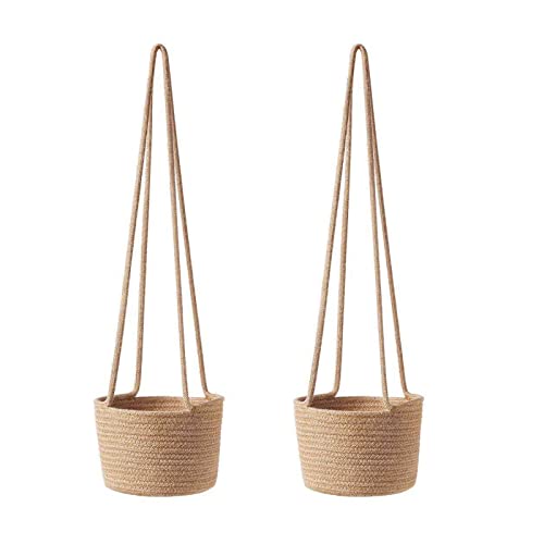 DIYARTS Blumenampel Außen, Blumentopf Hängend 2Pcs, Moderne Lange...