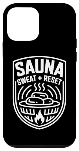 Sauna I Sauna Sweat Reset I Sauna Goer Relaxation Sauna �X�}�z�P�[�X iPhone 12 mini �p