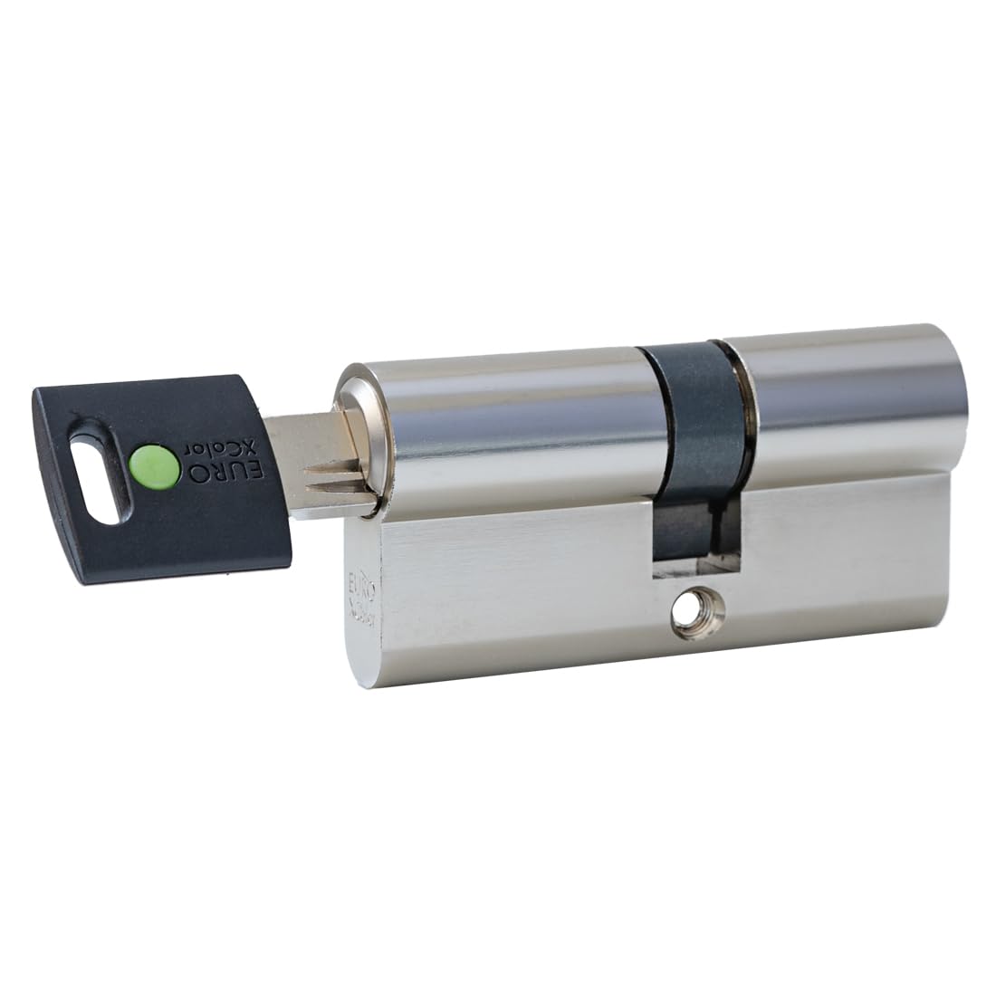 FELGNER Doppio cilindro XCOLOR | Cilindro di chiusura cilindro profilo serratura di sicurezza per porta di casa e porta d'appartamento | incluso 5 chiavi con punto colorato | 30/45 mm (45/30 mm)