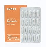 Kurkuma 60 Kapseln Liposomal | Curcumin Extrakt | hohe Bioverfügbarkeit | hochdosiert natürliches Antioxidans gegen Entzündungen und oxidativen Stress | Vegan & GMO-frei | Sundt Supplements