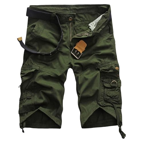 Short cargo camouflage pour homme en coton léger décontracté taille 40
