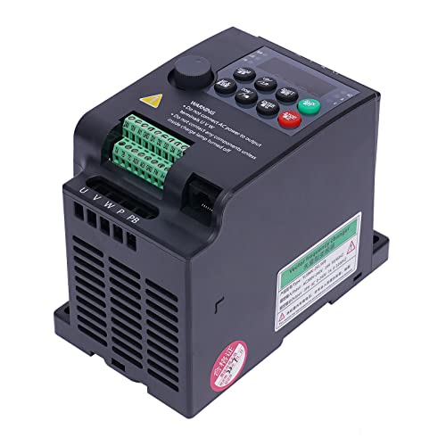 Variable Frequency Drive 220V 1500W 2HP for CNC, HVAC, Drill