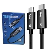 サクラガレージ Thunderbolt5準拠 USB4フルスペックケーブル 80Gbps / 240W / PD対応 / 16K映像 (50, センチメートル)