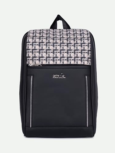 Image of ZOUK Olina Daypack for Women - Convertible Backpack with Laptop & iPad Compartments | Stylish Handcrafted Office & Travel Bag with Water-Resistant Lining & Dual Straps |