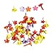 Colorful Split Pins 100Pcs Metal Brads Paper Fasteners Round Brads Flower Brads Heart Brads Scrapbooking Brads Split Pin