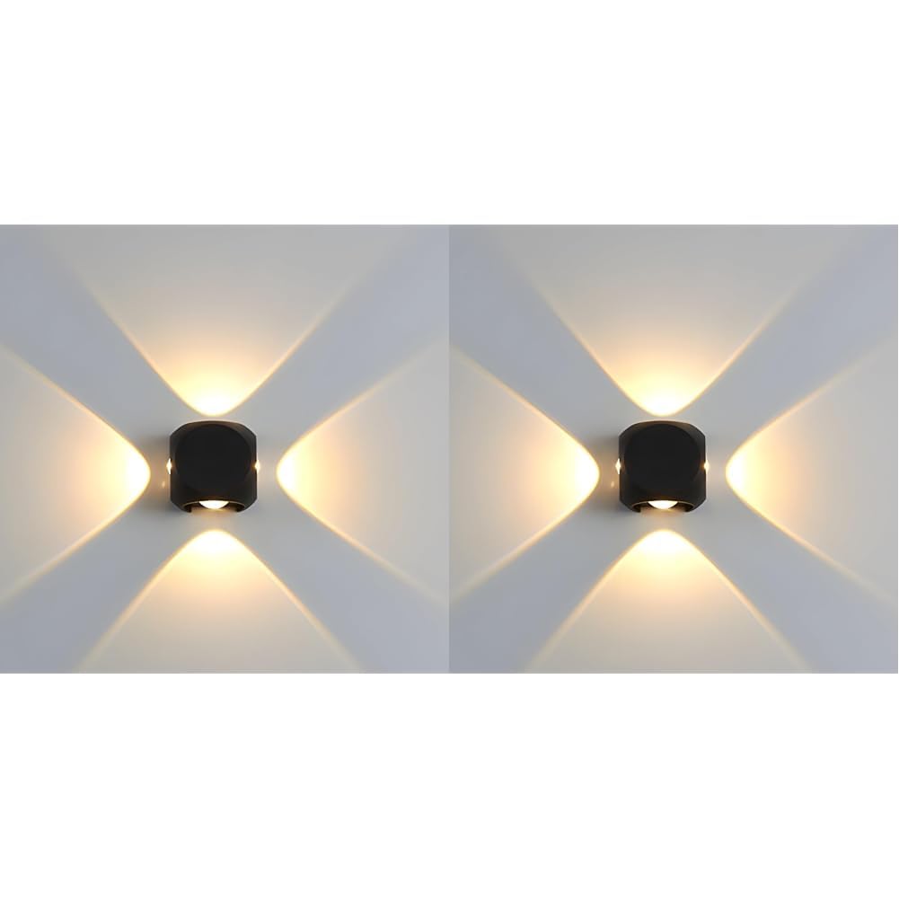 See full amazon price history chart for PIXORA 4 Way Oval Up Down LED Outdoor Waterproof IP65 Exterior Wall Step Light Fixture Lamp (Warm White, Black Body) 8 Watts,Aluminium (Pack of 2) PIXORA 4 Way Oval Up Down LED Outdoor Waterproof IP65 Exterior Wall Step Light Fixture Lamp (Warm White, Black Body) 8 Watts,Aluminium (Pack of 2) (B0D81BJCQD) Amazon Price History, Amazon Price Tracker