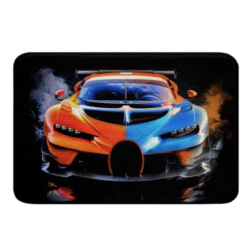 Feelyou Sports Car Bath Mats for Rug 16x24 Bathroom