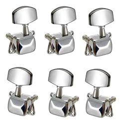 Chevilles de clé pour guitare acoustique 3r3l, 6 pièces, accordeurs de cordes chromées, têtes mécaniques de remplacement, accessoires - Les Beatles, Paul McCartney, John Lennon, RIngo Starr, George Harrison