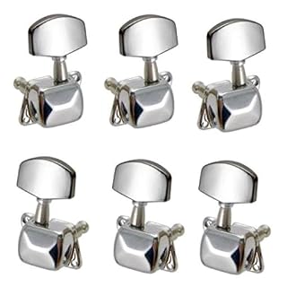 Chevilles de clé pour guitare acoustique 3r3l, 6 pièces, accordeurs de cordes chromées, têtes mécaniques de remplacement, accessoires - Les Beatles, Paul McCartney, John Lennon, RIngo Starr, George Harrison