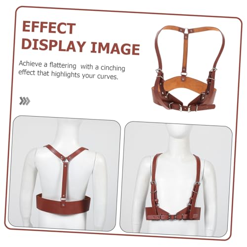 PartyKindom Adjustable Wide Belt for Dresses Skirts Vintage Studded Fashion Accessory for Parties Daily Wear Flattering Hourglass Shape Versatile Style3