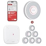 X-Sense Smart Smoke Detector with Base Station XS0B-MR61 and Smart Smoke Detector XS0B-MR 1-Pack