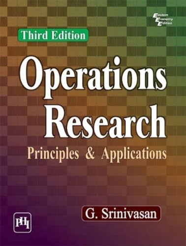 Operations Research: Principles and Applications - -33%