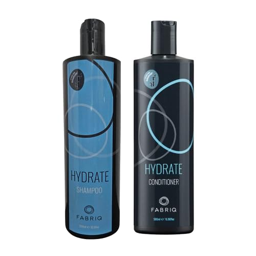 Fabriq Bizzico Hair Hydration Duo - Moisturizing and Repairing Shampoo & Conditioner 500ml Duo for Dry, Damaged, Coarse Hair