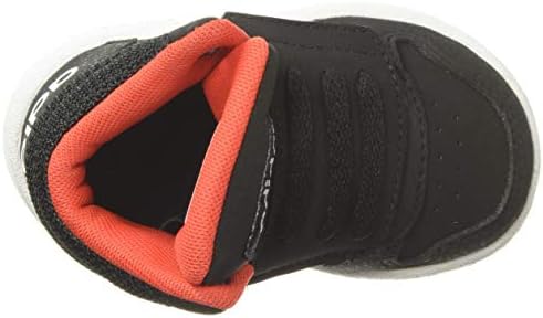 adidas Kids Hoops Mid 2.0 Basketball Shoe, Black/White/Vivid Red, 5 US Unisex Toddler | Image 4