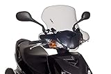 Rahmen und Anbauteile Puig 1935H Windschutzscheibe City Touring Yamaha Cygnus x 04 -09 Transparent / Rauchgrau