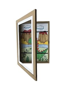 Jwurphet Dino-Kunstrahmen 2er-Pack Kinder