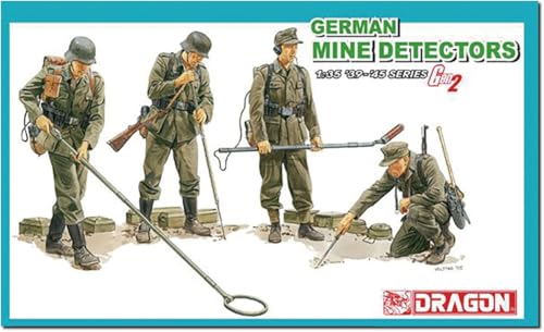 Figurines de l'équipe allemande de destruction des mines Platz DR6280 Dragon 1/35 en plastique