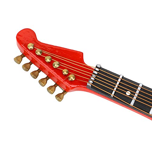 AMONIDA Artisanat de Guitare Rouge Miniature, Beau modèle de Guitare électrique, Ornement de Bureau pour Les Amateurs de… - Les Beatles, Paul McCartney, John Lennon, RIngo Starr, George Harrison AMONIDA Artisanat de Guitare Rouge Miniature, Beau modèle de Guitare électrique, Ornement de Bureau pour Les Amateurs de… – Image 8