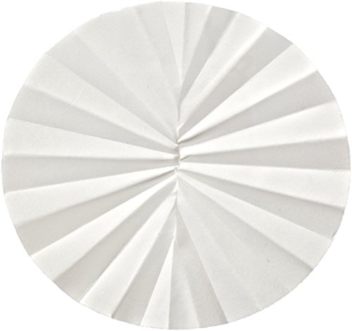 Whatman 10312247 Quantitative Folded Filter Paper, 8-10 Micron, Grade 598-1/2, 185mm Diameter (Pack of 50)