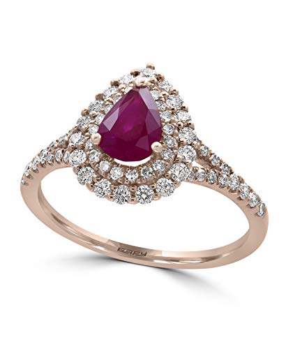 Effy 14K Rose Gold Ruby & Diamond Ring, 1.22 TCW WZ0X146DR6