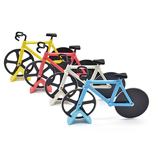 Cigopx Bicicleta Cortador de Pizza, Mountain Bike Cortador de Pizza Roda de Aço Inoxidável Roda de C