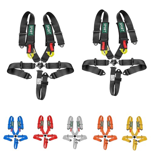DING.PAI 2PCS 5 Point Racing Harness SFI Certified Ultra