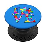 Photo Gallery autistic awareness mom autism aware love puzzle piece popsockets popgrip intercambiabile Photo Gallery autistic awareness mom autism aware love puzzle piece popsockets popgrip intercambiabile