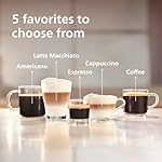 Philips 3200 Series Fully Automatic Espresso Machine, LatteGo Milk Frother, 5 Coffee Varieties, Intuitive Touch Display, 100% Ceramic Grinder, AquaClean Filter, My Coffee Choice, Black (EP3241/54) - Image 5