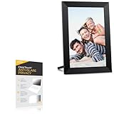 BoxWave Screen Protector Compatible with AEEZO Digital Picture Frame (10.1 in) - ClearTouch Anti-Glare Privacy (2-Pack), Privacy Screen Protector Flexible Film Anti-Glare