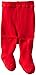 Jefferies Socks Baby Girls' Seamless Organic Cotton Tights, Red, 6 18 Months