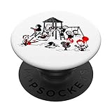 Horror Playground Children in Scary Movie Character Costumes PopSockets PopGrip: Swappable Grip for Phones & Tablets