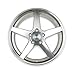 Rocket Racing Wheels TTR29-896150-C Flare Series - Titanium/Machined