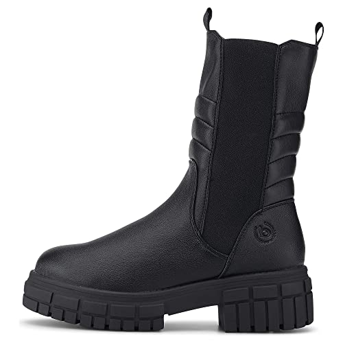 Preisvergleich Produktbild bugatti Damen 431a4u305000 Chelsea Stiefel, Schwarz, 40 EU