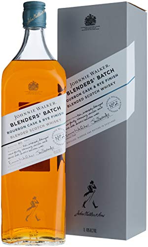 Johnnie Walker BLENDERS' BATCH Bourbon Cask & Rye Finish mit Geschenkverpackung (1 x 1 l)