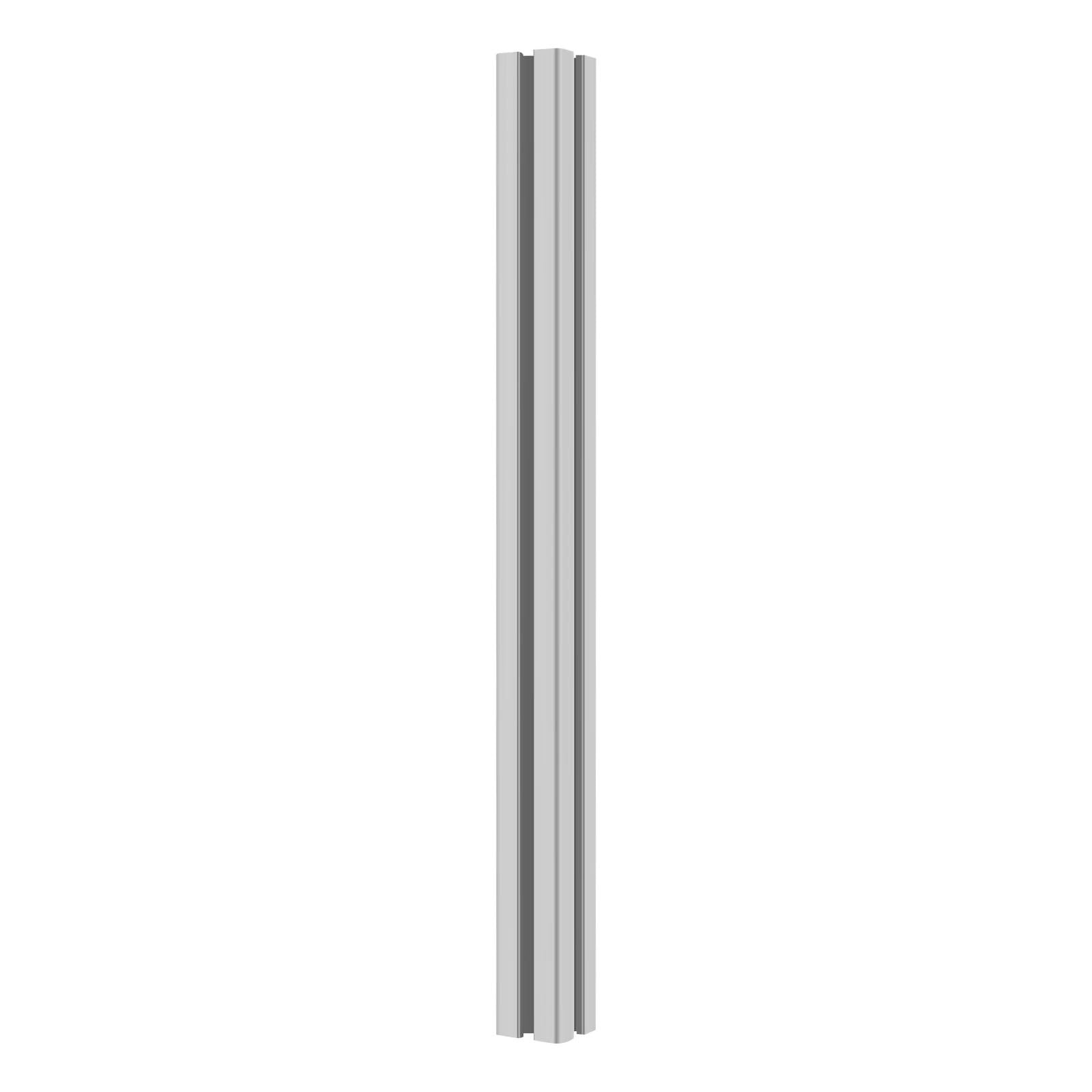 GTPBAO 4 pezzi da 500 mm 19,38" di lunghezza 4040 profilo in alluminio anodizzato con scanalatura a T for telaio portapacchi fai da te for mobili Binario estruso