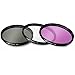 77mm Multi-Coated 3 Piece Filter Kit (UV-CPL-FLD) for Nikon COOLPIX P1000 16.7 Digital Camera