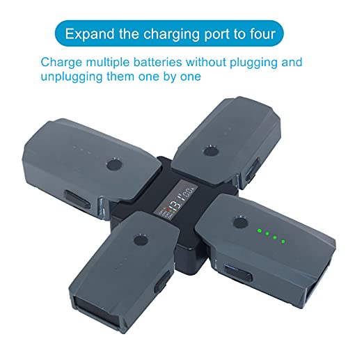 Hanatora Battery Charging Hub For Dji Mavic Pro((1St Gen))/Platinum/Alpine White, 4 In 1 Charger With Charge Lcd Display #TOP3